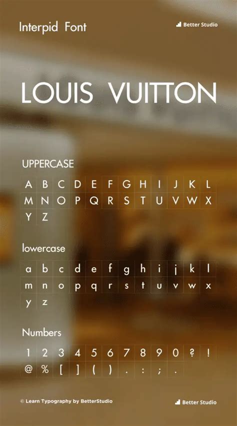 louis vuitton font download.